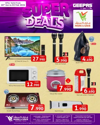 Ofertas de Mark & Save  Fahaheel, jleeb y Dajeej  de 28 enero a 3 febrero Súper ofertas