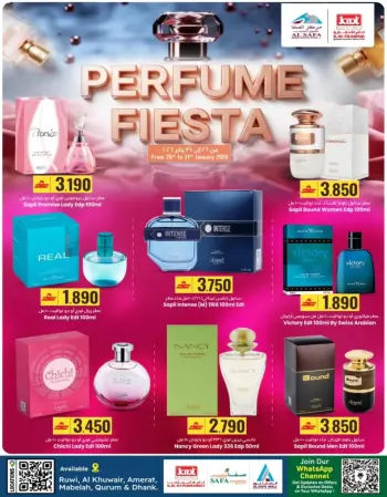 Offres Commerce KM et Al Safa Oman de 26 à 31 janvier 2026 Offres du Festival du Parfum