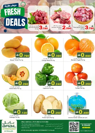 Babil Oman Offers from 29 to 31 January 2026 Fresh Deals