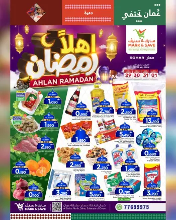 Mark & Save  Sohar  Offers from 29 January to 1 February Welcome Ramadan