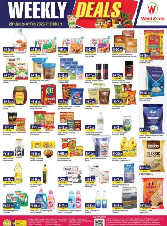West Zone supermarket UAE Offers from 29 January to 4 February 2026 Weekly deals