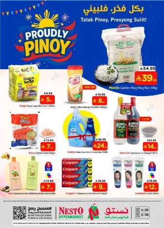Ofertas de Nesto  Casim, Al Kharj y Buraydah  de 29 enero a 6 febrero Ofertas orgullosamente filipinas