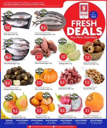 Safari hypermarket Qatar Offers Sunday 1 February Fresh deals