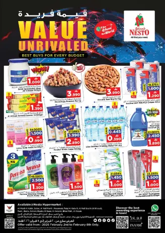 Ofertas de Nesto Oman de 2 a 8 febrero 2026 Ofertas de valor únicas
