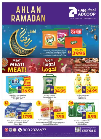 Abu Dhabi coop ADCOOP UAE Offers from 5 to 11 February 2026 Ahlan Ramadan Deals