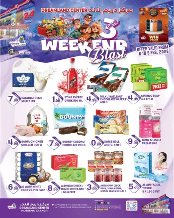 Dream Land supermarket  Dubai  Offers from 6 to 8 February Weekend Deals