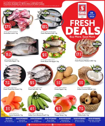 Safari hypermarket Qatar Offers Sunday 8 February Fresh deals