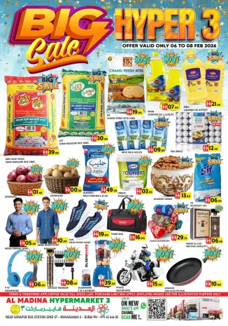 Al Madina Hypermarket UAE Offers from 6 to 8 February 2026 Big Offers