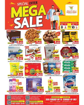 Ofertas de Mark & Save  Fahaheel y jleeb  de 8 a 10 febrero Mega Venta
