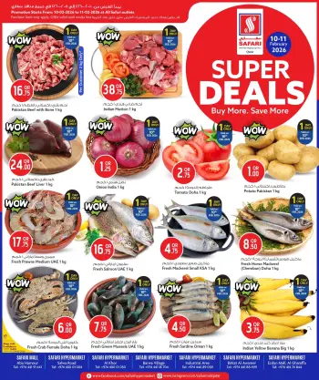 Safari hypermarket Qatar Offers from 10 to 11 February 2026 Super Deals