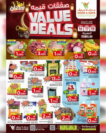 Mark & Save  Mabella  Offers from 16 to 18 February Value Offers