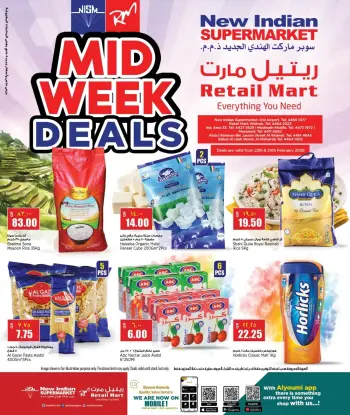 New Indian Supermarket Qatar Offers from 23 to 24 February 2026 Midweek Deals