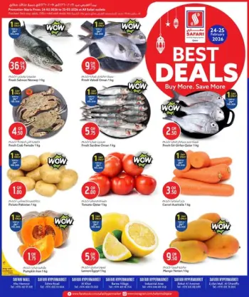Safari hypermarket Qatar Offers from 24 to 25 February 2026 Best Deals