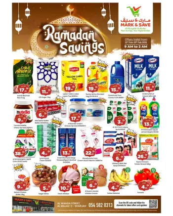 Ofertas de Mark & Save Emiratos Árabes Unidos de 23 a 25 febrero 2026 Ahorros de Ramadán