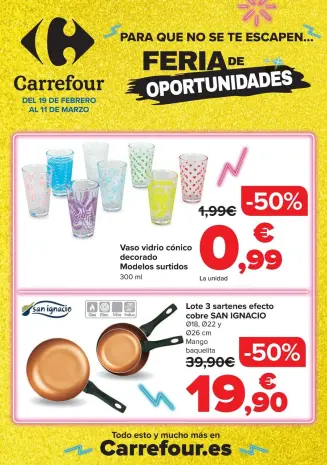 Ofertas de Carrefour España de 19 febrero a 11 marzo 2026 BAZAR - CASA HOGAR
