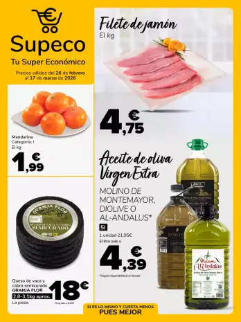 Ofertas de Supeco España de 26 febrero a 17 marzo 2026 Ofertas super económico