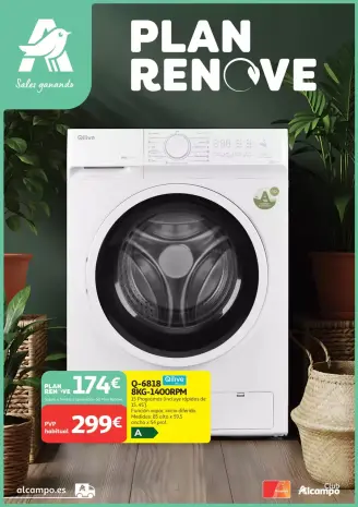 Ofertas de Alcampo España de 27 febrero a 17 marzo 2026 Plan Renove
