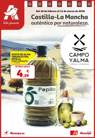 Ofertas de Alcampo España de 26 febrero a 11 marzo 2026 Castilla-La Mancha auténtica por naturaleza