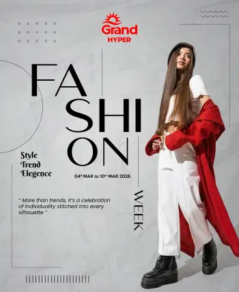Grand Hypermarket Kuwait Offers from 4 to 10 March 2026 Fashion Week offers