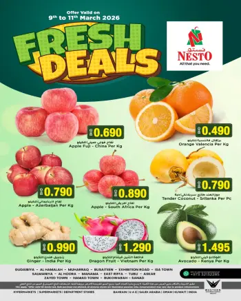 Nesto Bahrain Offers from 9 to 11 March 2026 Fresh deals