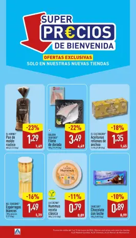 Ofertas de ALDI España de 2 marzo a 15 marzo 2026 Super Precios de Bienvenida en nuestras nuevas tiendas
