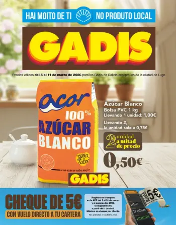 Ofertas de GADIS España de 5 marzo a 11 marzo 2026 ¿Nuevos precios?