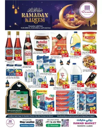 Rawabi Markets offers in Ajman from 12 to 15 March 2026 Ramadan Kareem Offers