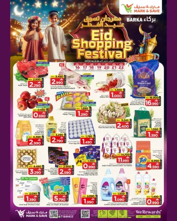Ofertas de Mark & Save Barka de 16 a 22 marzo 2026 Festival de compras Eid