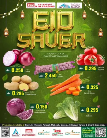 KM trading & Al Safa Oman offers from 19 to 21 March 2026 Fresh Weekend Deals