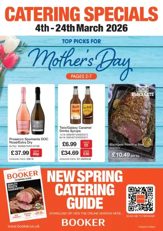 عروض جملة بوكر المملكة المتحدة من ٦ حتى ٢٤ مارس ٢٠٢٦ عروض تقديم الطعام الخاصة