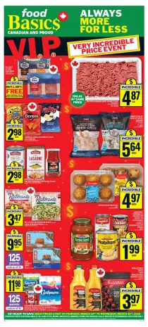 Offres Food Basics Canada de 19 à 25 mars 2026 Toujours plus pour moins