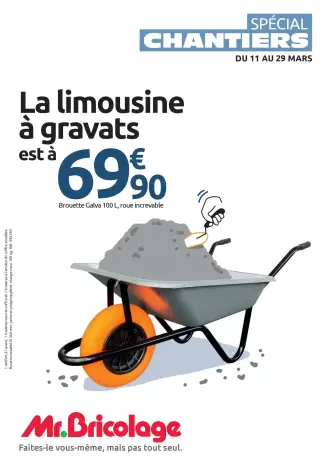Offres Mr.Bricolage France de 11 à 29 mars 2026 SPÉCIAL CHANTIERS