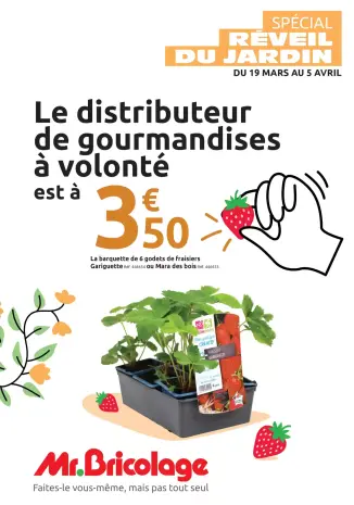 Offres Mr.Bricolage France de 19 mars à 5 avril 2026 SPÉCIAL RÉVEIL DU JARDIN