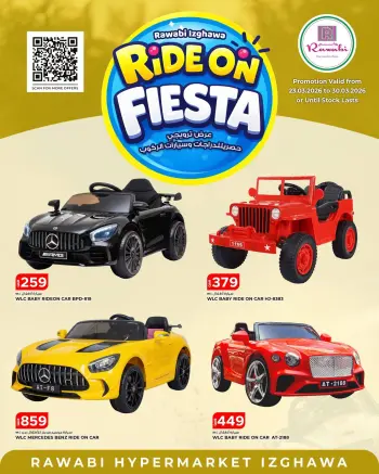 Rawabi Markets offers in Azghwa from 23 to 30 March 2026 Ride on Fiesta