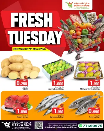 Offres Mark & Save Sohar mardi 24 mars 2026 Offre d'un jour