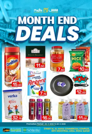 Ofertas de Centro comercial Majlis Katar de 25 a 28 marzo 2026 Ofertas de fin de megamontaje