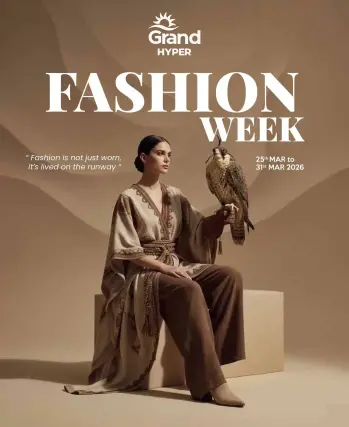 Grand Hypermarket Kuwait offers from 25 to 31 March 2026 Fashion Week offers