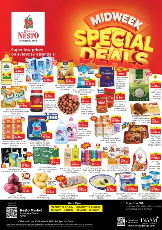 Nesto offers in Ajman from 30 March to 1 April 2026 Midweek Deals