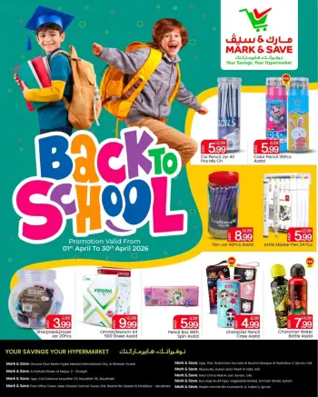 Mark & Save UAE offers from 1 to 30 April 2026 Back to school?