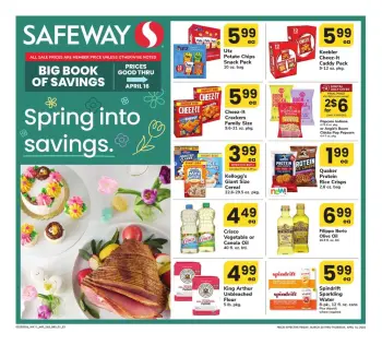 Offres Supermarché Safeway États-Unis de 20 mars à 16 avril 2026 LE GRAND LIVRE DE L'EPARGNE
