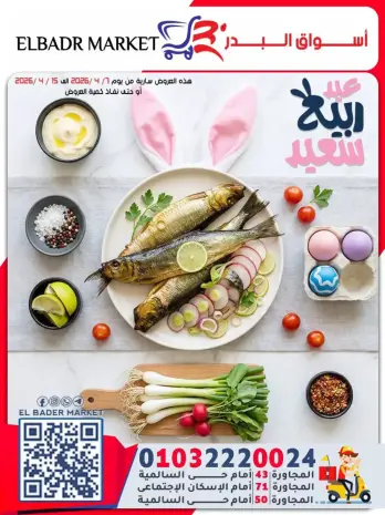 عروض أسواق البدر مصر العاشر من رمضان من ٦ حتى ١٥ أبريل ٢٠٢٦ عروض شم النسيم