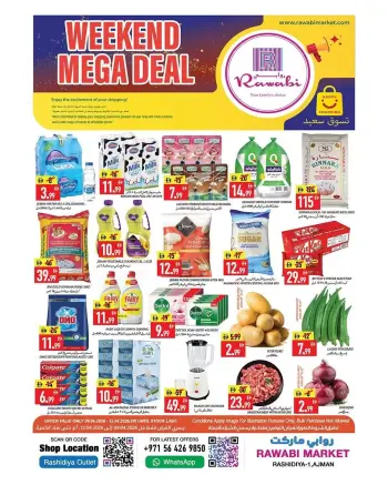 Ofertas de Mercados Rawabi Emiratos Árabes Unidos Ajman de 9 a 12 abril 2026 Ofertas de fin de semana