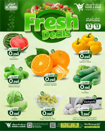 Ofertas de Mark & Save Oman Alkhwd de 12 a 13 abril 2026 Nuevas ofertas