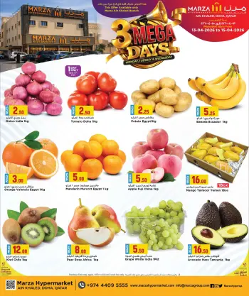 Offres Hypermarché Marza Qatar de 13 à 15 avril 2026 Méga offres de 3 jours