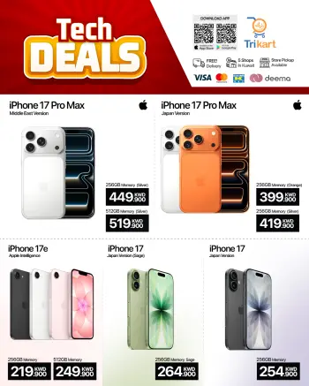 Trikart Kuwait offers from 12 to 18 April 2026 Tech Deals