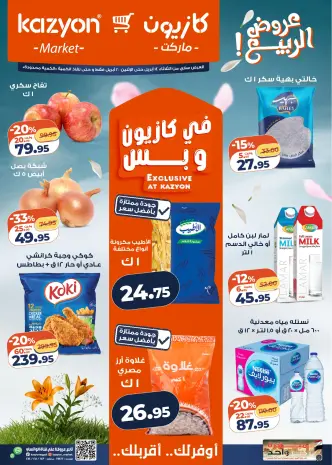 Kazyon Market Egypt offers from 14 to 20 April 2026 Spring offers