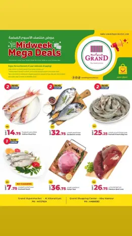 Grand & Al Rawabi Qatar offers from 13 to 15 April 2026 Midweek Deals