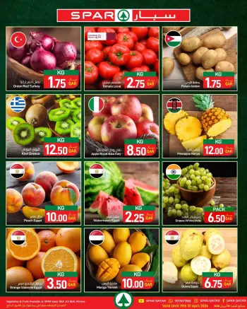 SPAR Qatar offers from 15 to 19 April 2026 Fresh deals