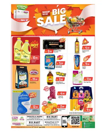 Ofertas de BIGmart Almsfh de 17 a 19 abril 2026 Ahorro a lo grande Ofertas