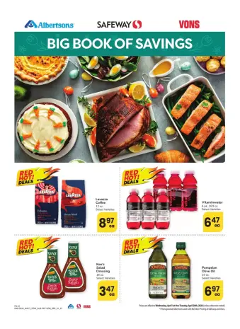 Vons Supermarket offers in Southwest from 1 to 28 April 2026 BIG BOOK OF SAVINGS